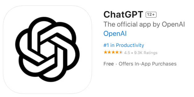 Die offizielle App von OpenAI
